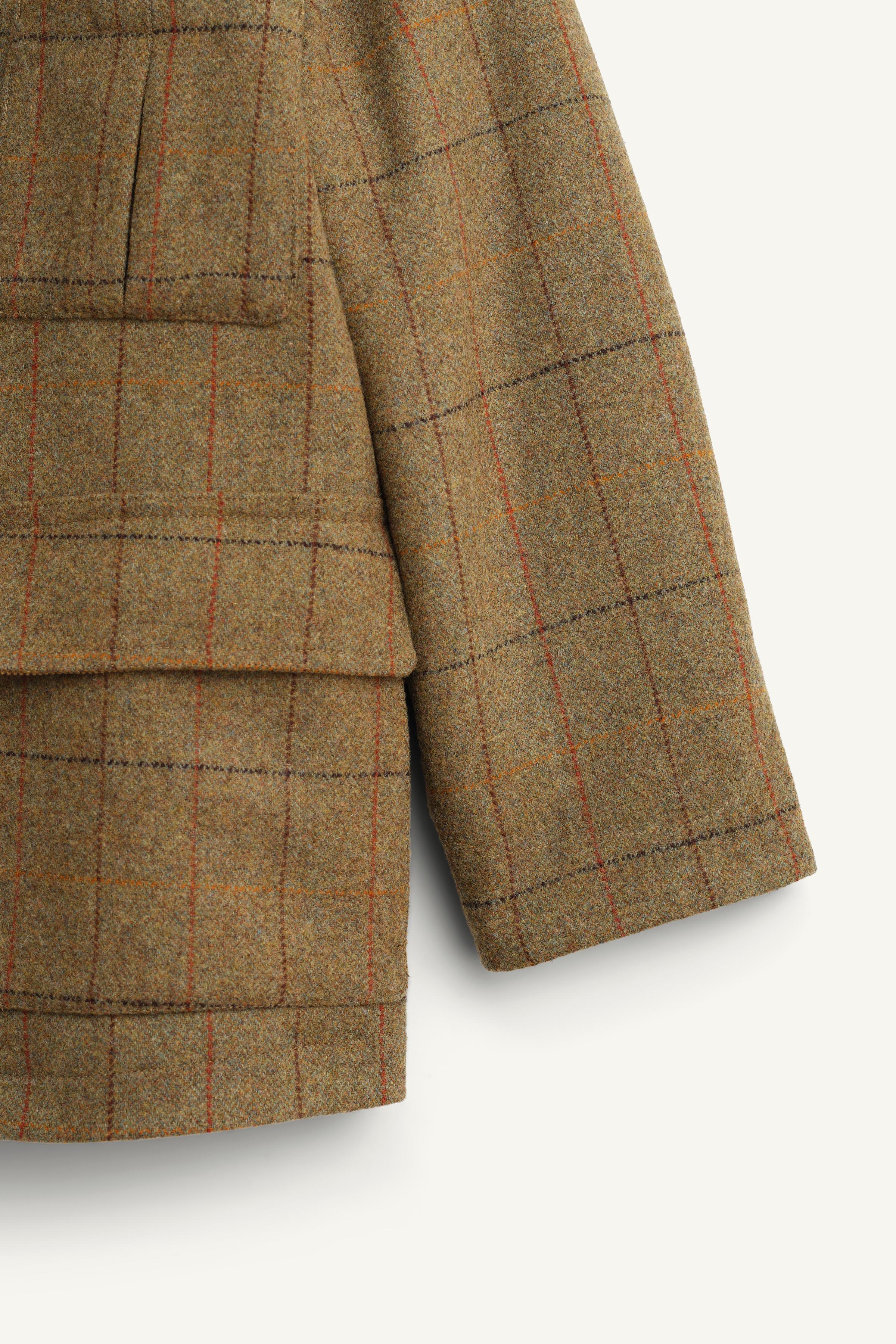 MANTEAU À CARREAUX EFFET MOUTON AVEC LAINE ÉDITION LIMITÉE